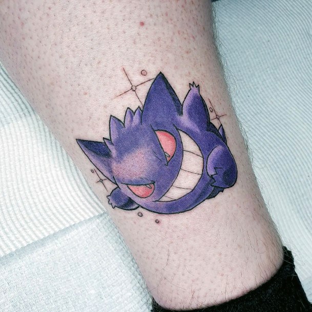 Ladies Gengar Tattoo Design Inspiration