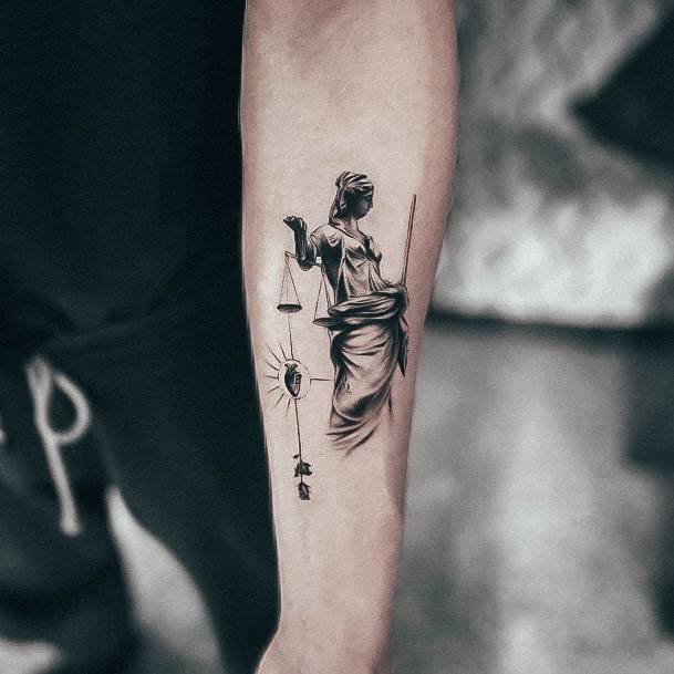 Ladies Greek Tattoo Design Inspiration