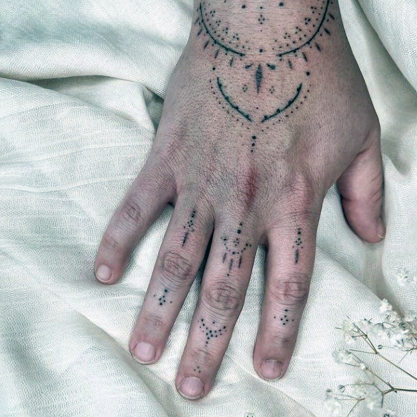 Ladies Handpoke Tattoo Design Inspiration