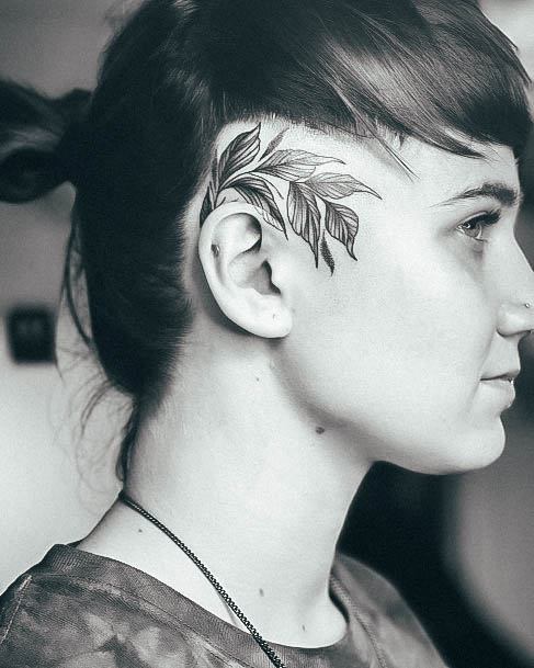 Ladies Head Tattoo Design Inspiration