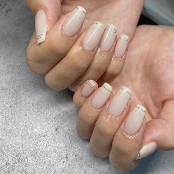 Ladies Ivory Nail Design Inspiration