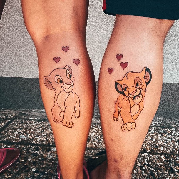 Ladies Lion King Tattoo Design Inspiration