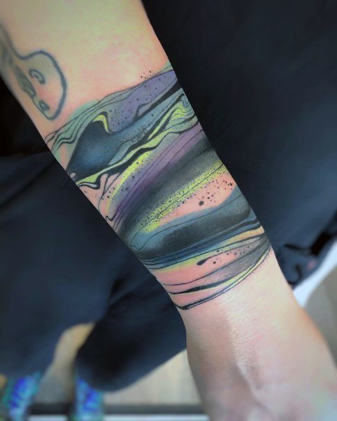 Ladies Northern Lights Tattoo Design Inspiration