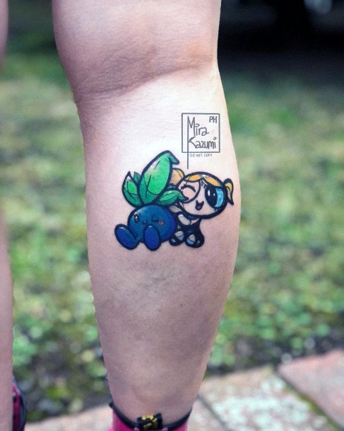 Ladies Oddish Tattoo Design Inspiration