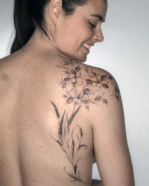 Ladies Olive Tree Tattoo Design Inspiration