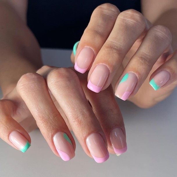 Ladies Pastel Nail Design Inspiration