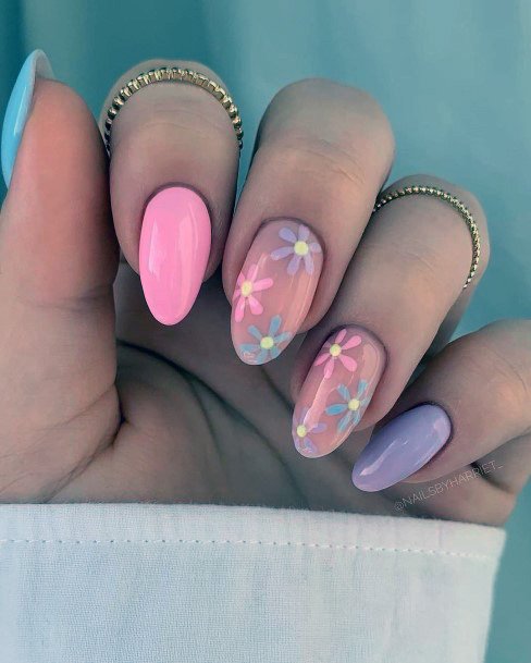 Ladies Purple Dress Nail Design Inspiration