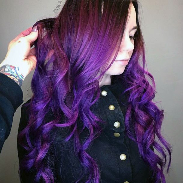 Top 100 Best Purple Hairstyles For Women - Gorgeous Hair Ideas