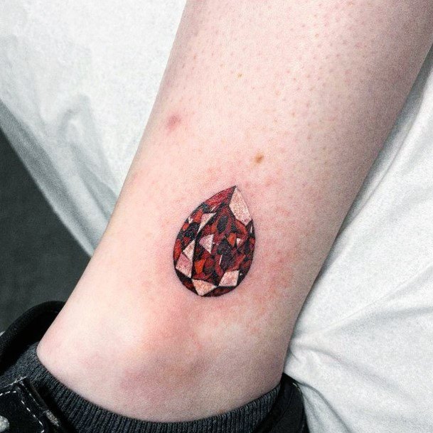 Ladies Ruby Tattoo Design Inspiration