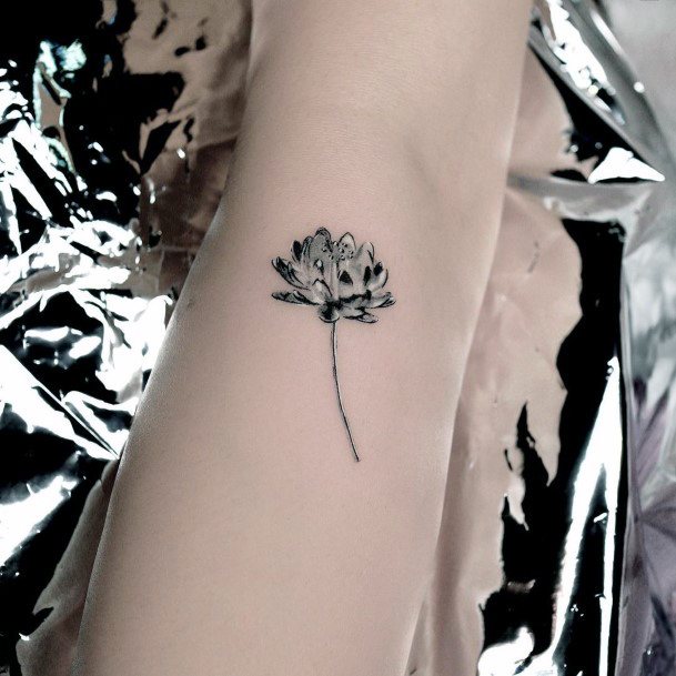 Ladies Silver Tattoo Design Inspiration