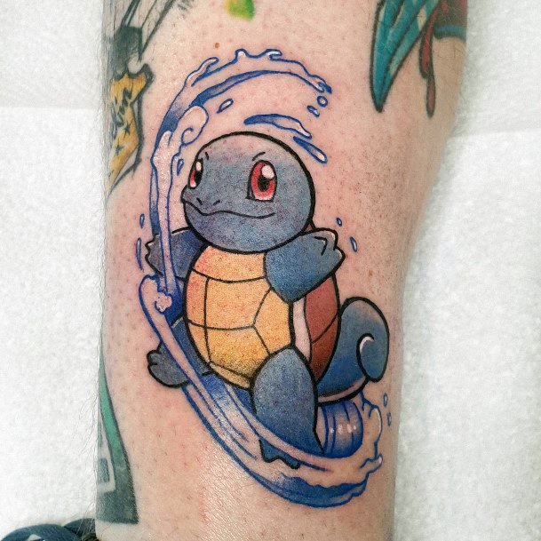 Ladies Squirtle Tattoo Design Inspiration