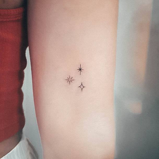 Ladies Star Tattoo Design Inspiration