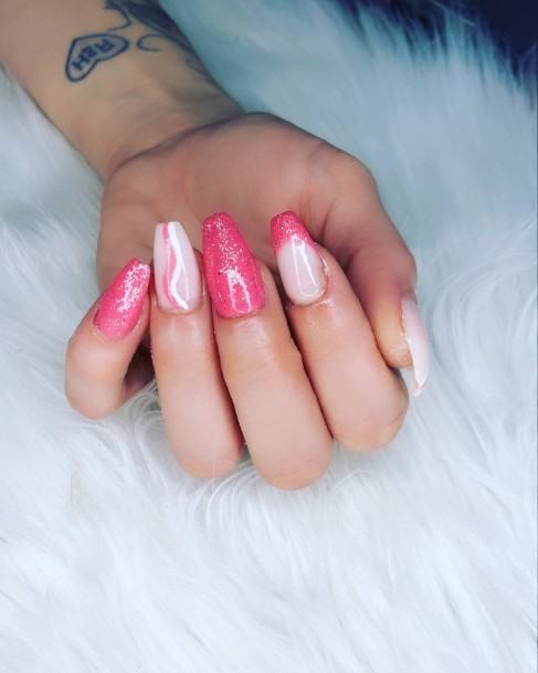 Ladies Velvet Nail Design Inspiration