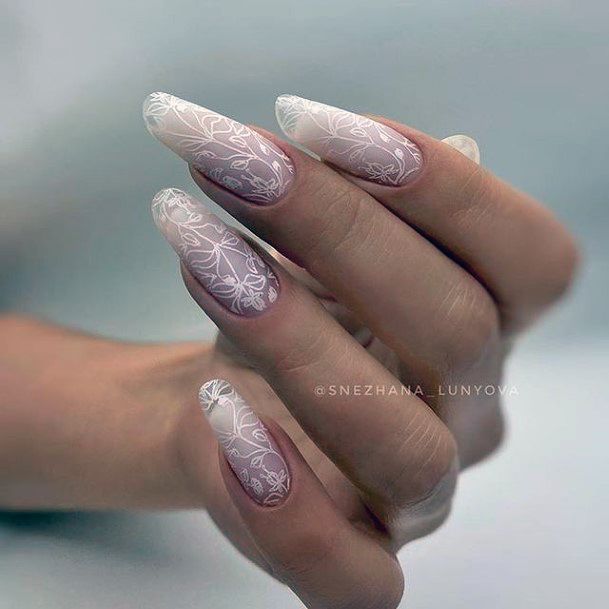 Ladies Wedding Nail Design Inspiration