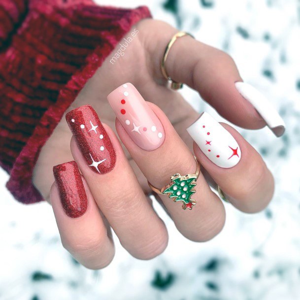 Ladies Winter Nail Design Inspiration