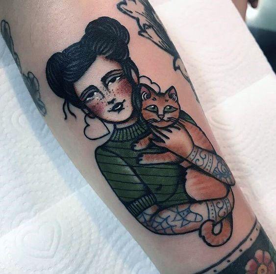 Top 100 Best American Traditional Tattoo Ideas For Women - Old School ...