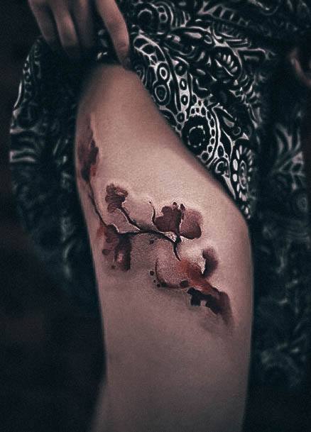 Lady With Elegant Badass Tattoo Body Art