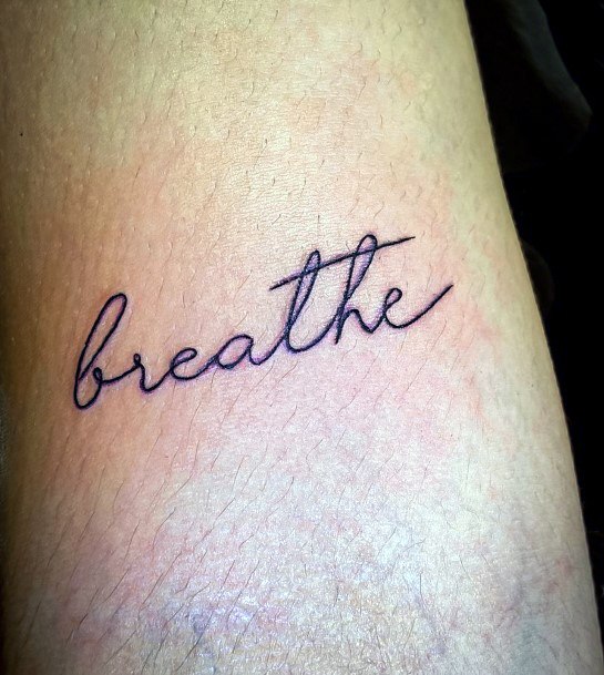 Lady With Elegant Breathe Tattoo Body Art