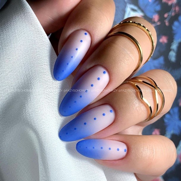 Lady With Elegant Bright Ombre Nail Body Art