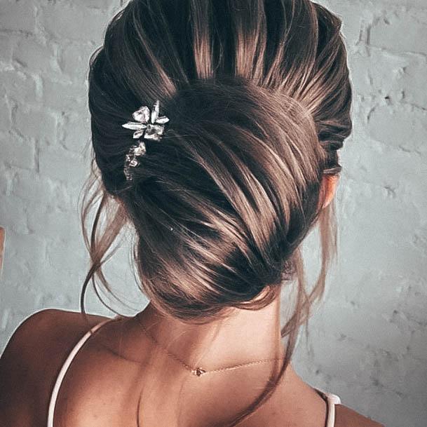 Lady With Elegant Clean Hairstyles Braiddy Art