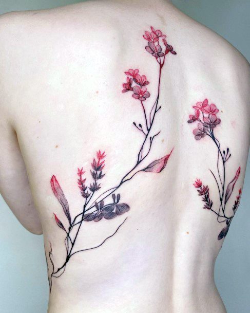 Lady With Elegant Good Tattoo Body Art