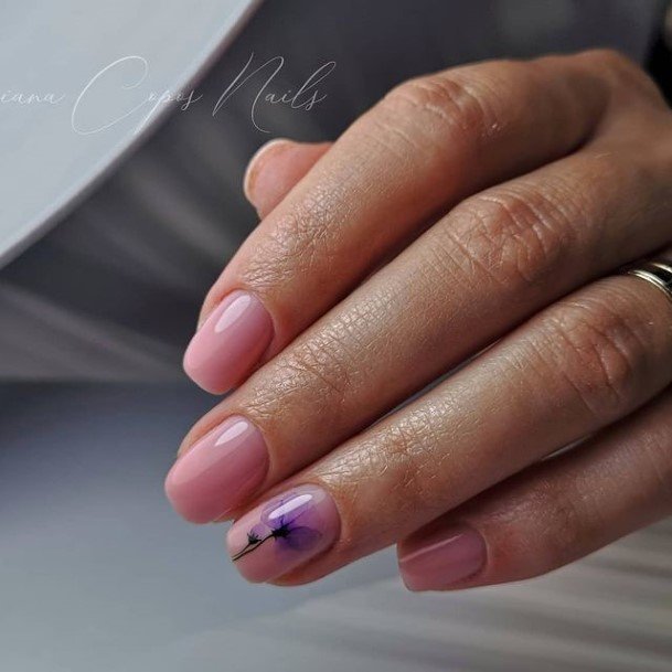 Lady With Elegant Neat Nail Body Art