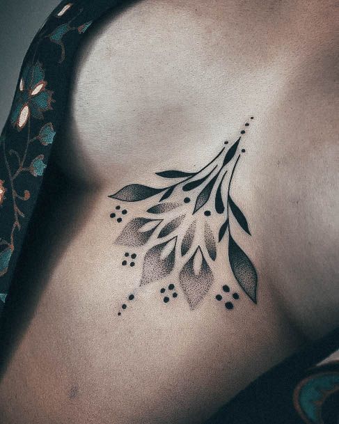 Lady With Elegant Spiritual Tattoo Body Art