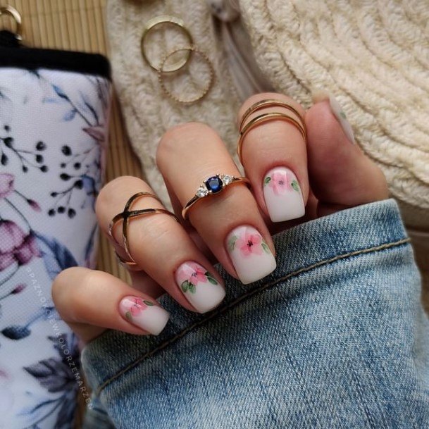 Lady With Elegant Unique Nail Body Art