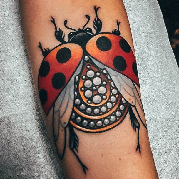 Ladybug Tattoo Girls Ideas