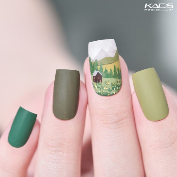 Landscape Female Nail Designs