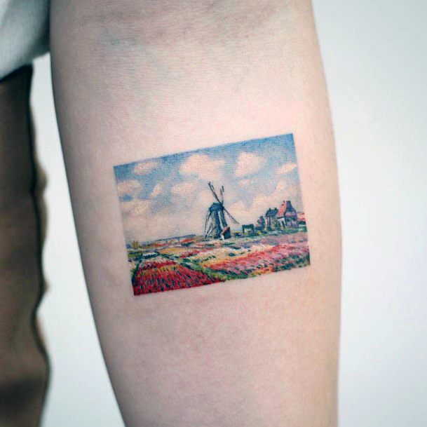 Landscape Tattoos Feminine Ideas