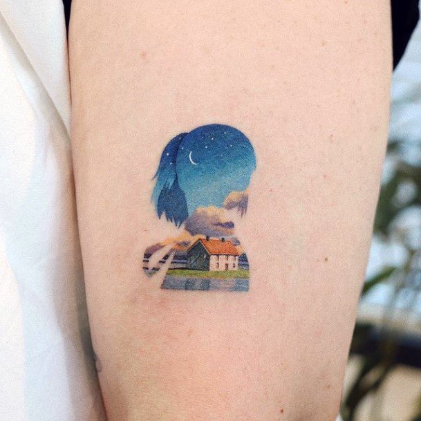 Landscape Tattoos For Girls