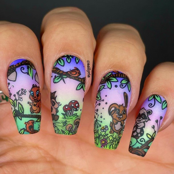 Landscape Womens Nail Designs