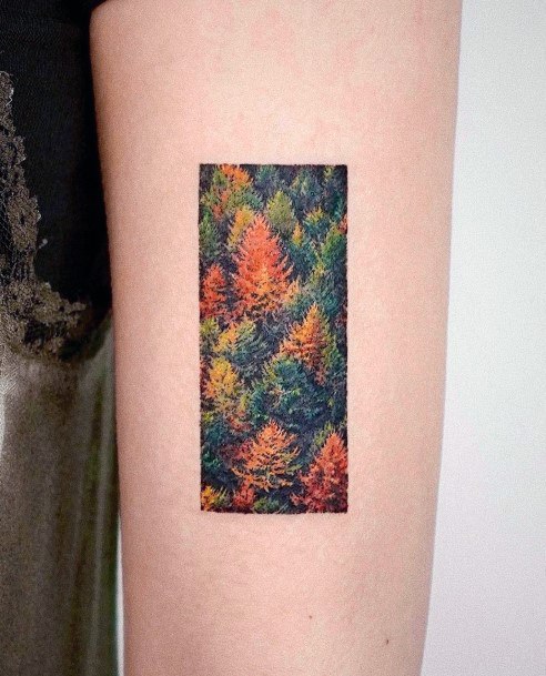 Landscape Womens Tattoo Designs