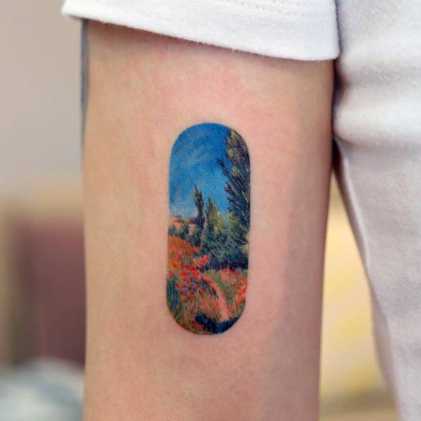 Top 100 Best Landscape Tattoos For Women - Nature Design Ideas