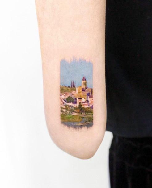 Landscapeic Womens Landscape Tattoo Designs