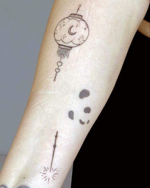 Lantern Girls Tattoo Ideas