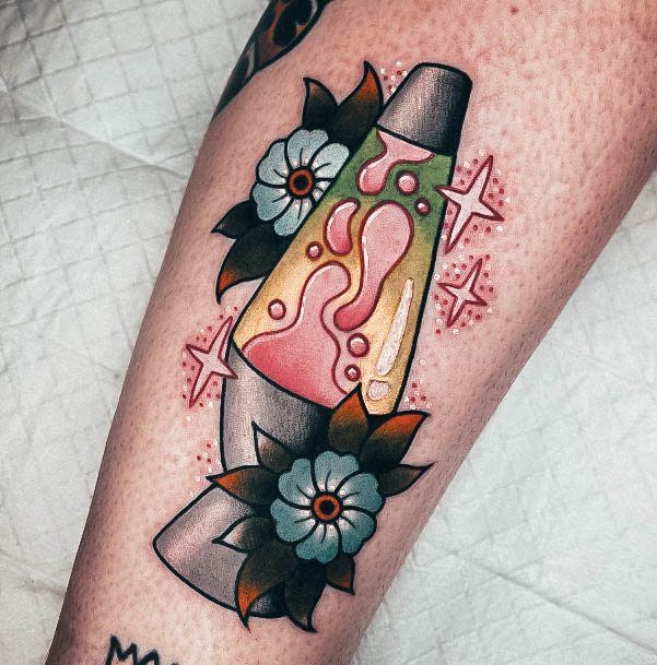 Lava Lamp Female Tattoo Designs