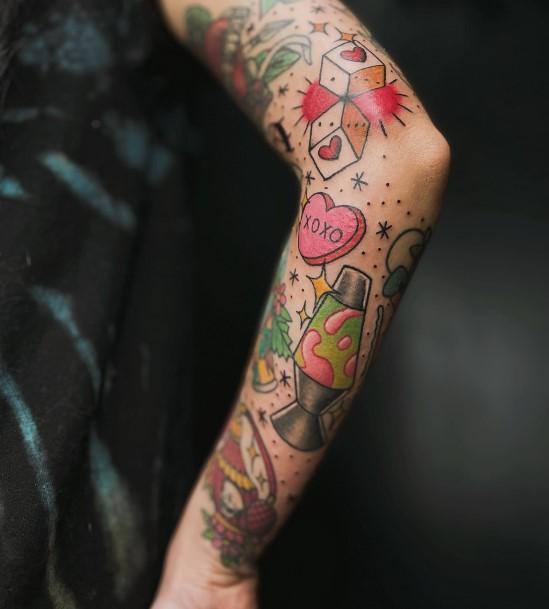 Lava Lamp Womens Tattoo Ideas