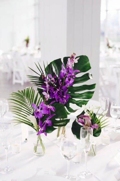 Lavendar Wedding Flower Centerpieces