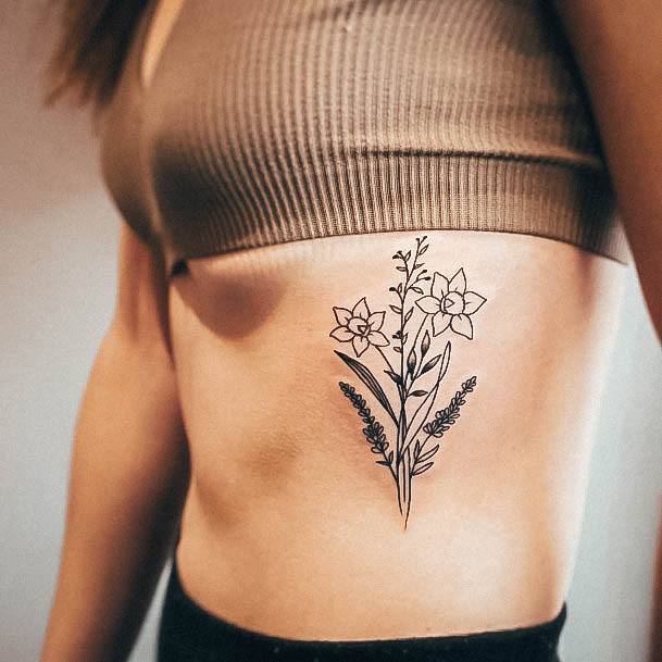 Lavender Womens Tattoo Designs