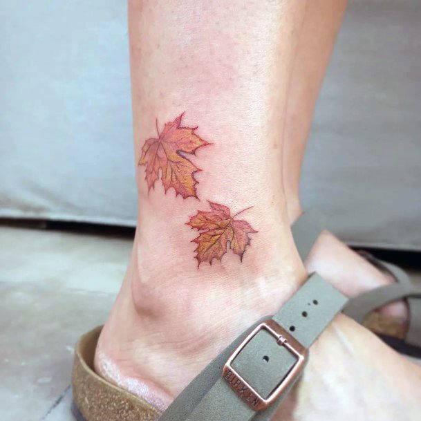 Leaf Girls Tattoo Ideas