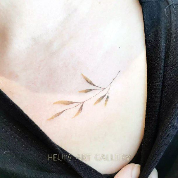 Leaf Womens Tattoo Designs