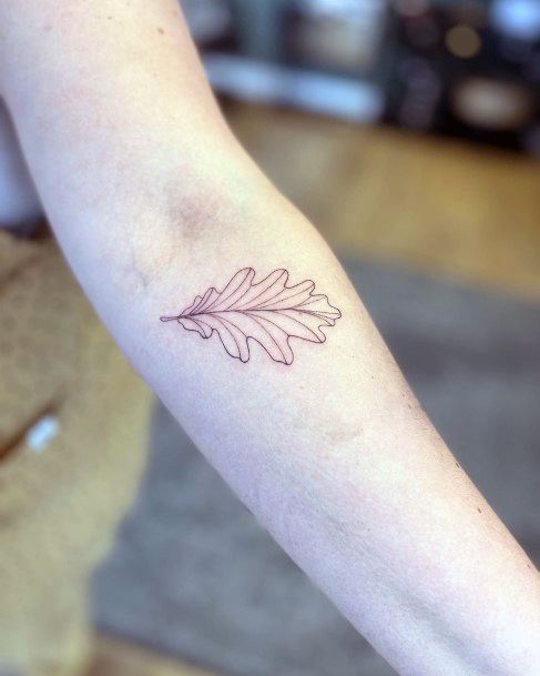 Leaf Womens Tattoo Ideas