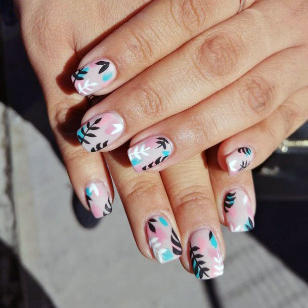 Top 60 Best Tropical Nails for Women – Beach Envy Ideas