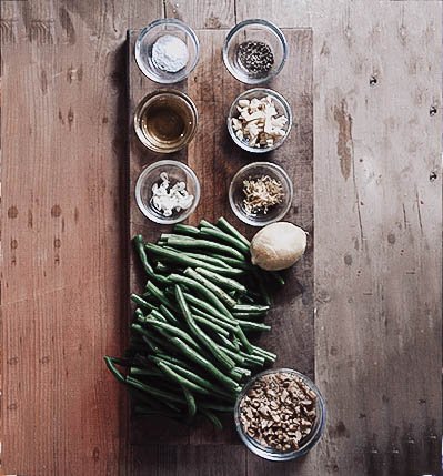 Lemon Roasted Green Beans With Walnuts Recipe
