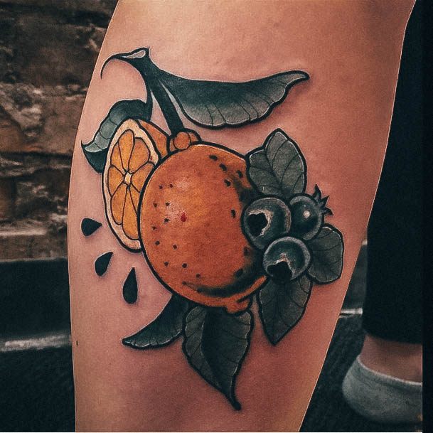 Lemon Tattoo Designs Ideas For Women