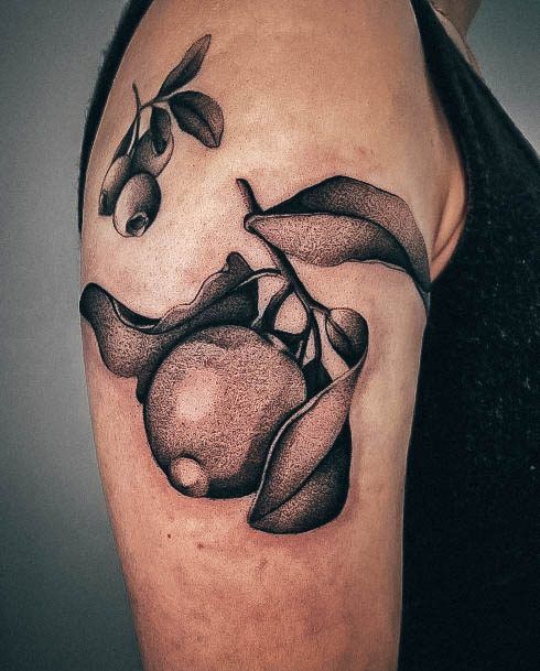 Lemon Tattoo For Ladies