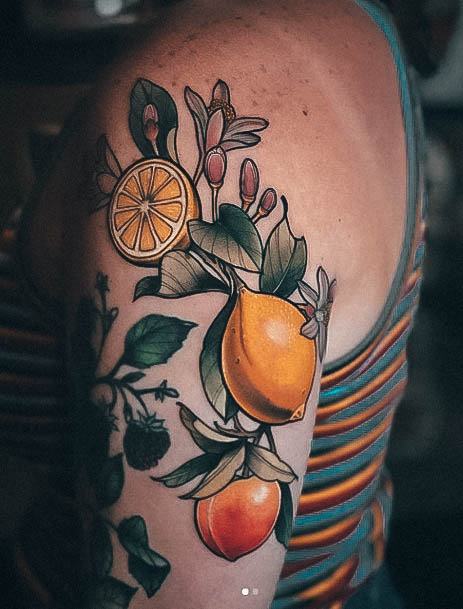 Lemon Tattoo Womens Designs