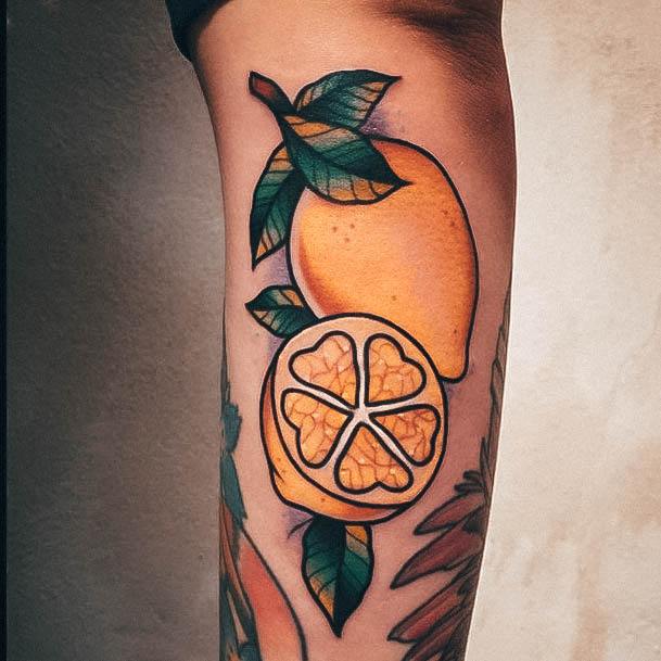 Lemon Tattoos Feminine Ideas